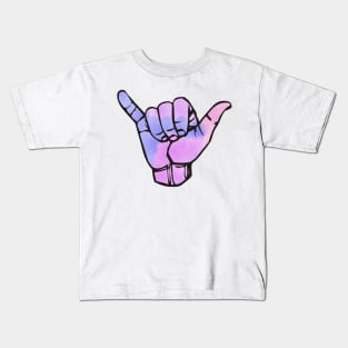 Purple Tie Dye Kids T-Shirt